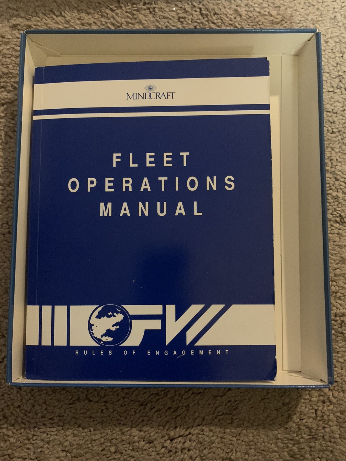 RULES OF ENGAGEMENT IBM/TANDY PC COMPUTER GAME 1991 MINDCRAFT (WITH MANUAL)