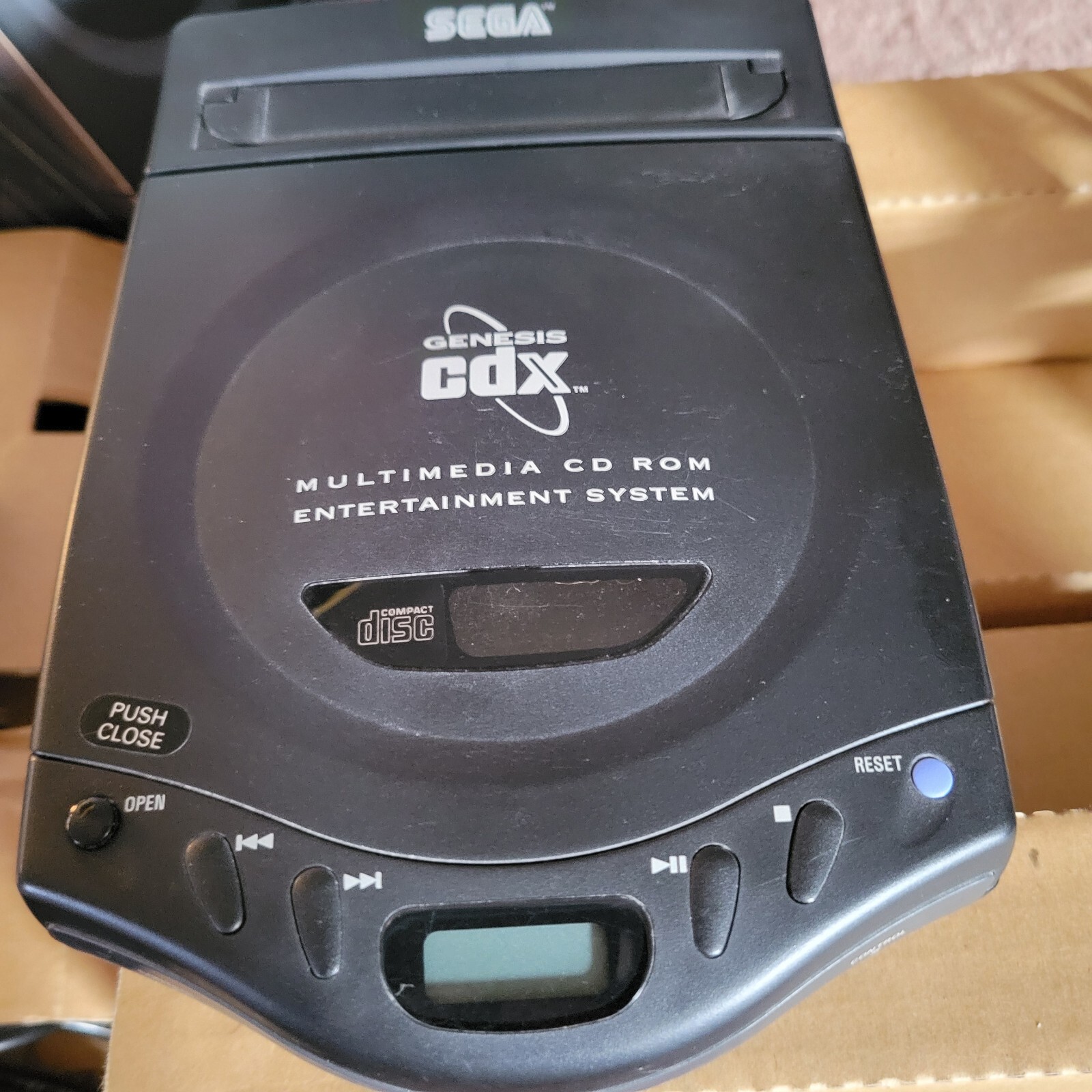 Sega CDX Console! CD Back Up Ram Cart(New) Complete In BOX CLEAN!!