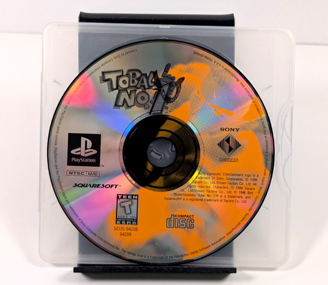 Tobal No. 1 (Sony PlayStation 1, PS1, 1996) – Disc Only Tested Working