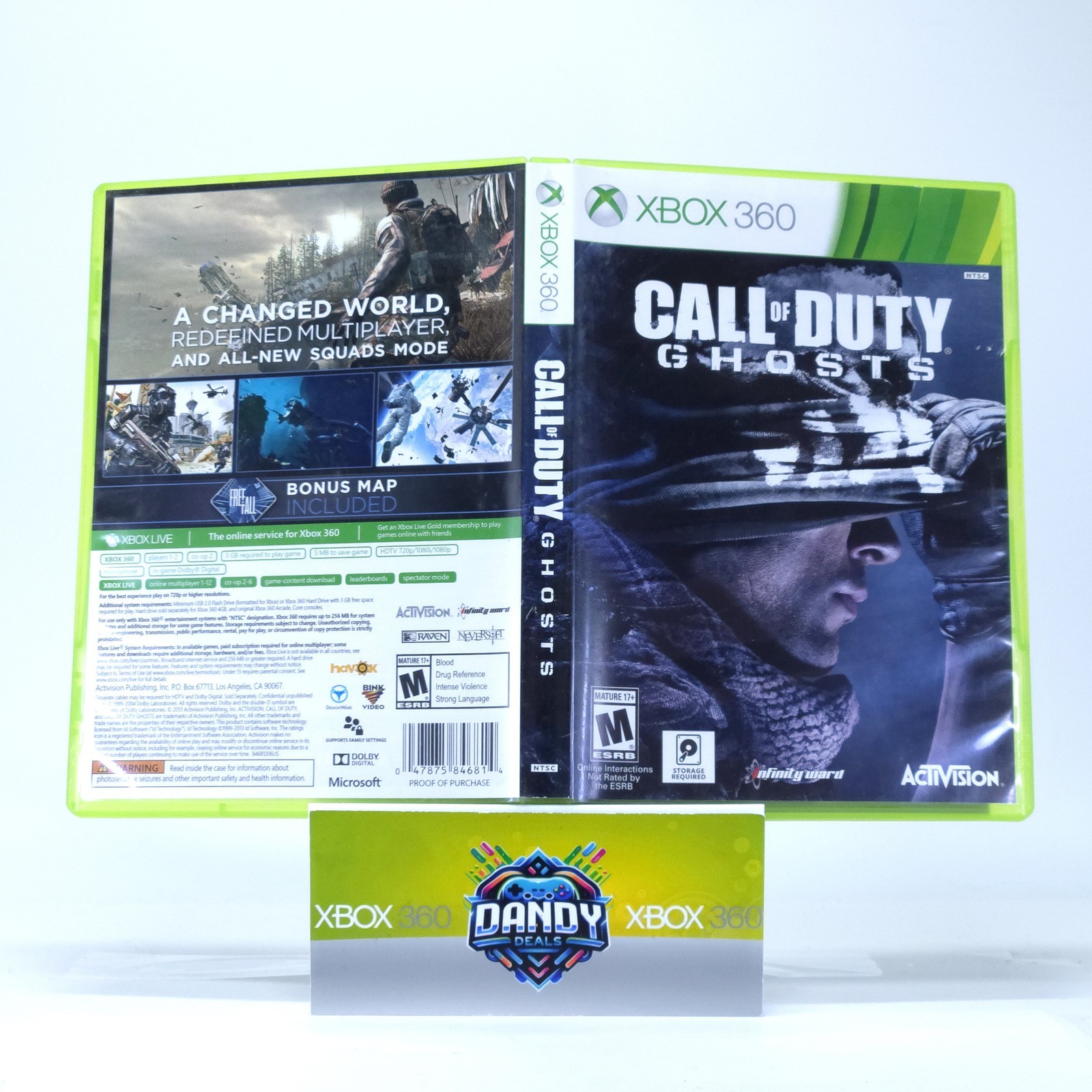 Call of Duty Ghosts CIB W/ Manual – Xbox 360
