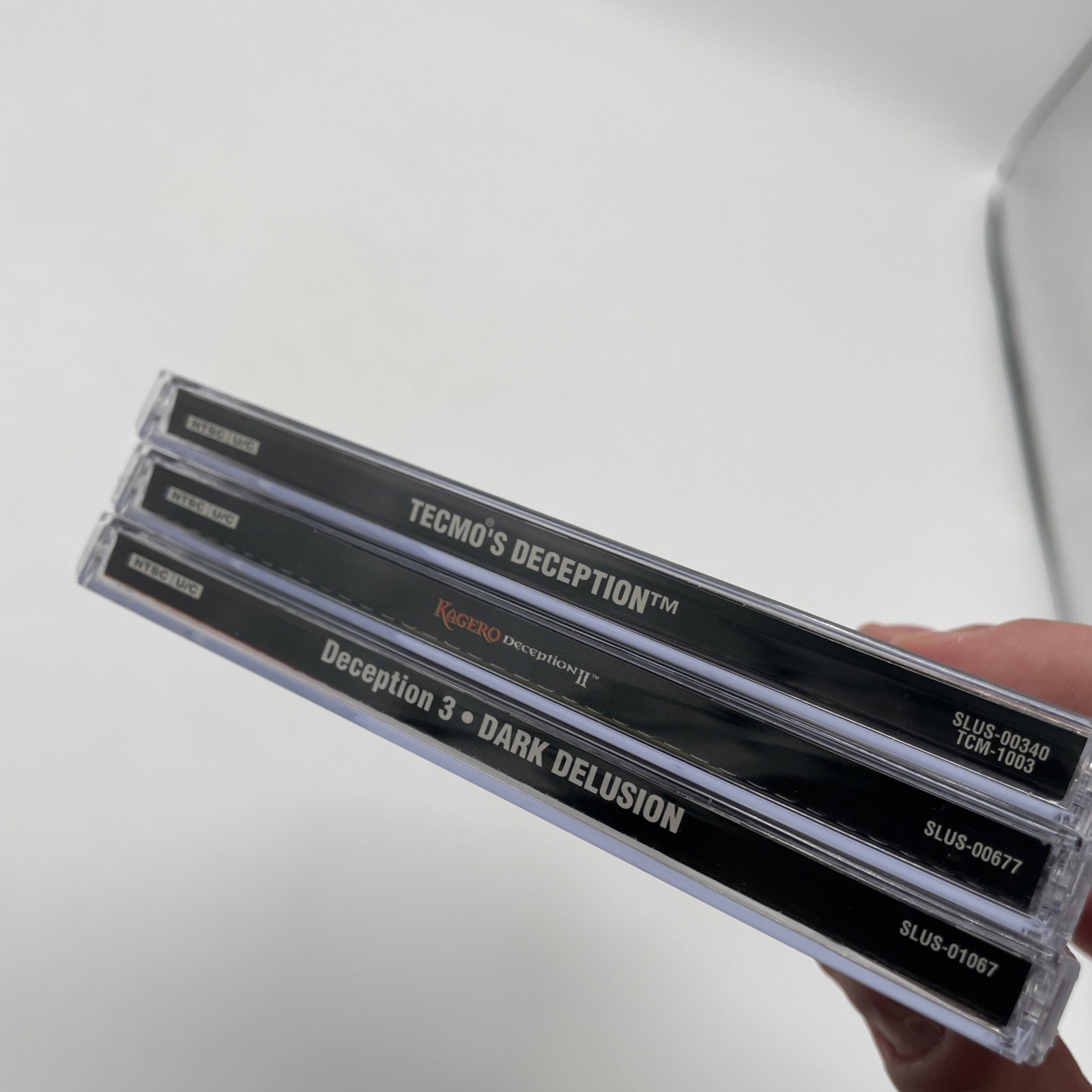 Tecmo’s Deception + Kagero + Dark Delusion 1-3 PS1 PlayStation 1 Lot Of 3 Games