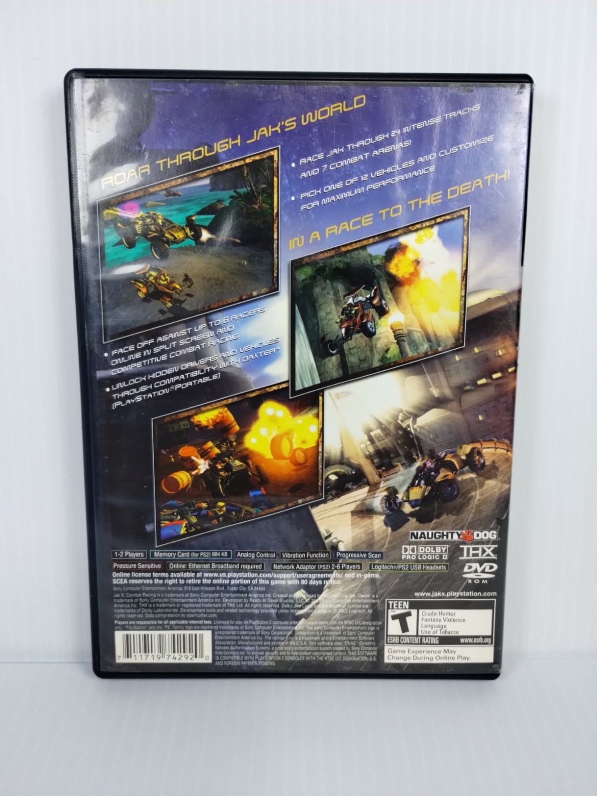 Jak X: Combat Racing Greatest Hits (Sony PlayStation 2) CIB Tested Free Shipping