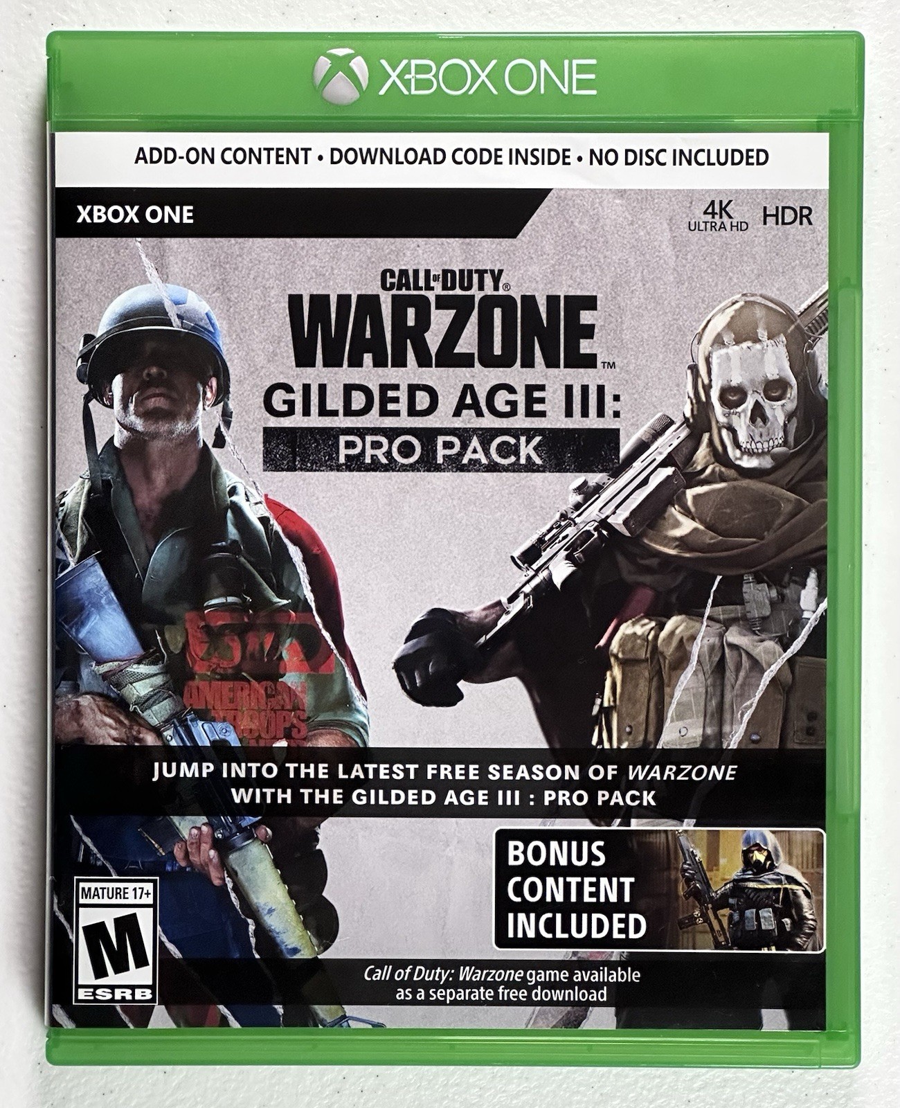 Call of Duty: Warzone – Gilded Age III: Pro Pack (Xbox One) NO DISC/CODE!