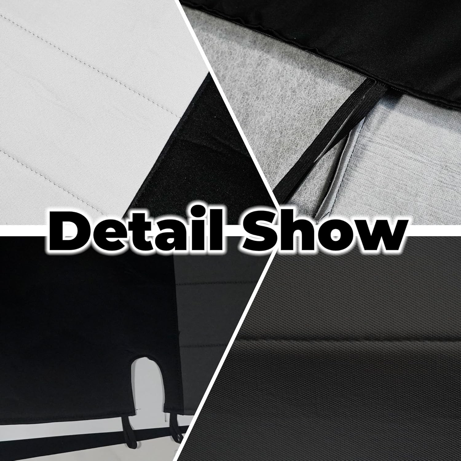 Heavy-Duty Machine Washable Bench Seat Cover for Ford F150/F250/F350 Gray
