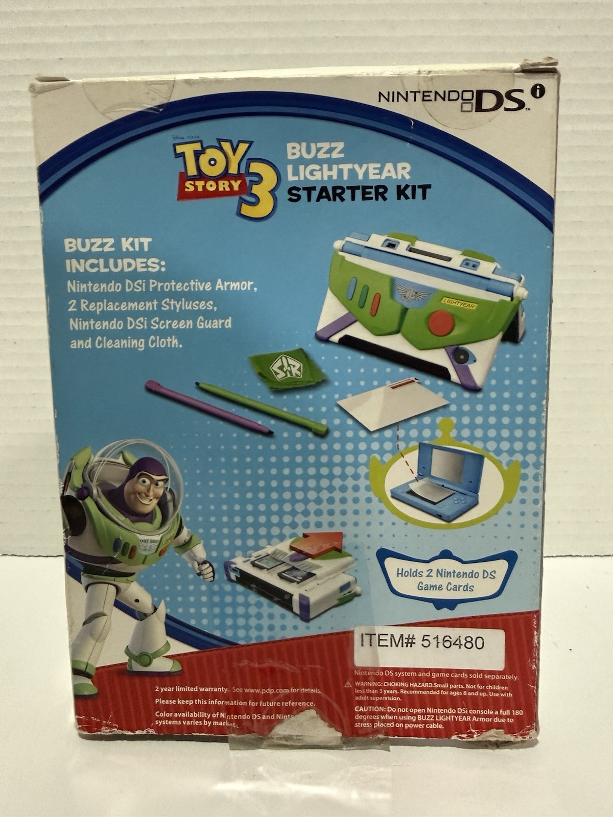 Nintendo Ds Buzz Lightyear Toy Story Starter Kit Hard Case