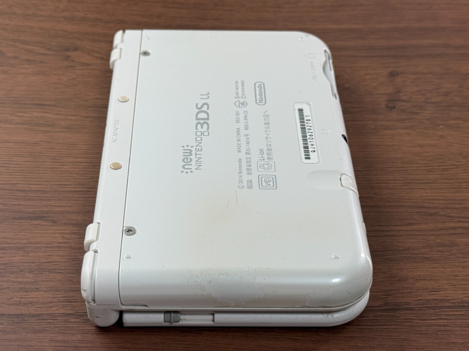 Nintendo New 3DS LL XL Pearl White Console Tested Japan ver R6258