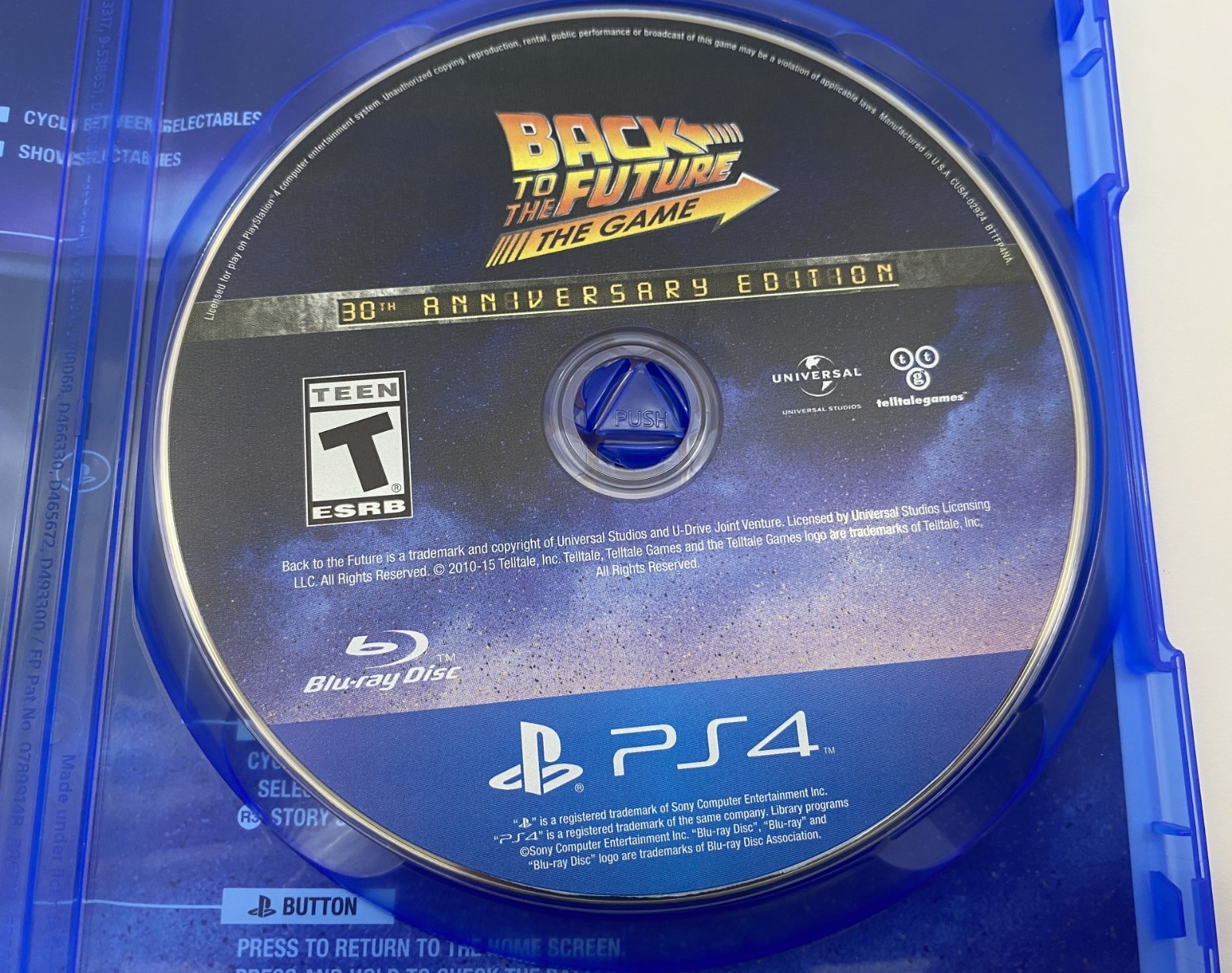 Back to the Future The Game 30th Anniversary Edition PS4 CIB Complete Tested