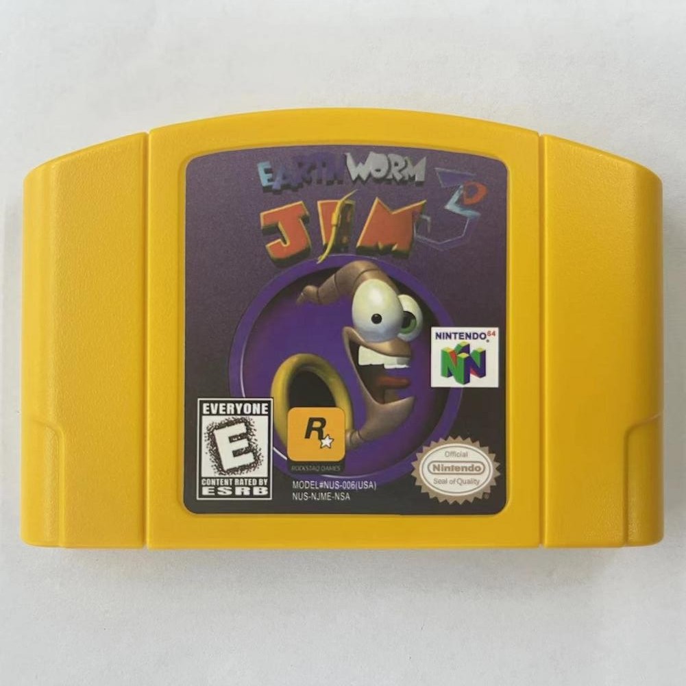 Earthworm Jim 3D – Nintendo 64 (N64) Factory sealed Rare find Limited release