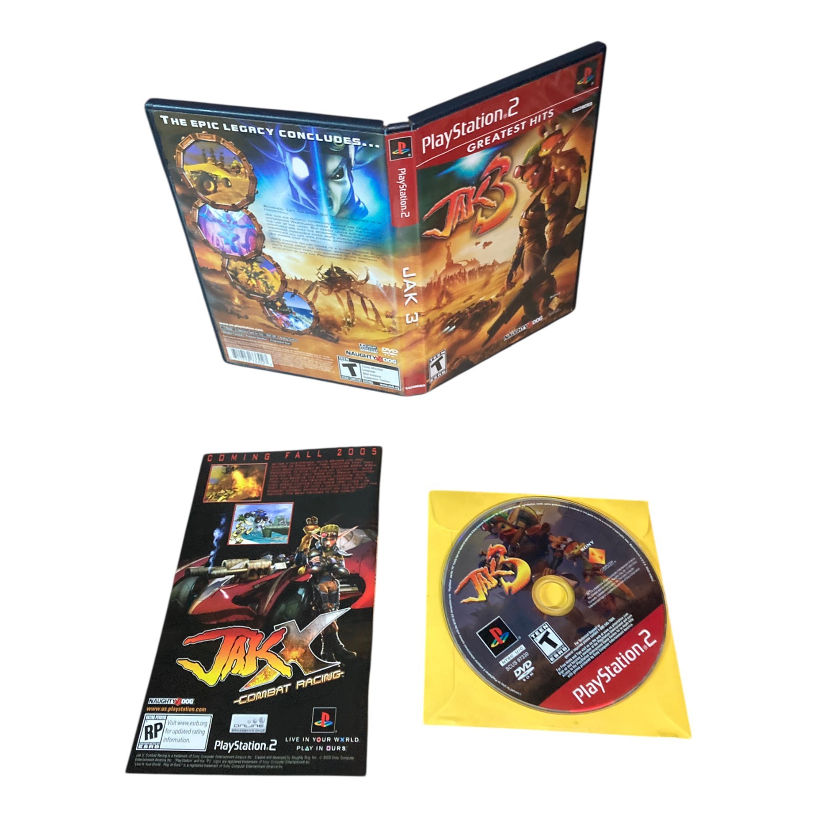 Sony PlayStation 2 PS2 CIB Complete TESTED Jak 3 GH