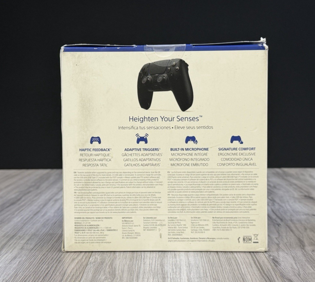 Sony Official PlayStation 5 DualSense Wireless Controller Midnight Black PS5 NEW