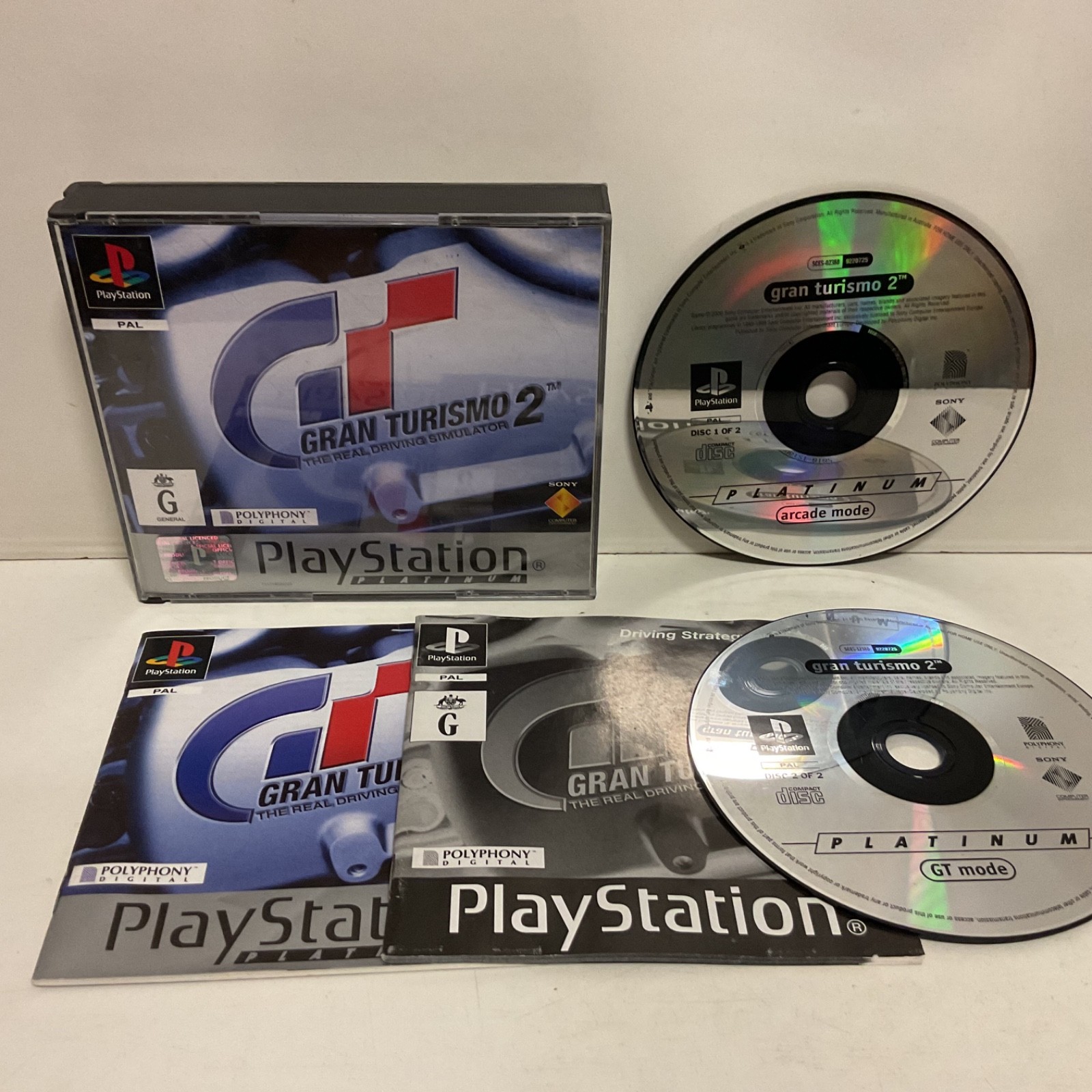 Gran Turismo 2 PS1 PlayStation 1 PAL – VGC – Free Post