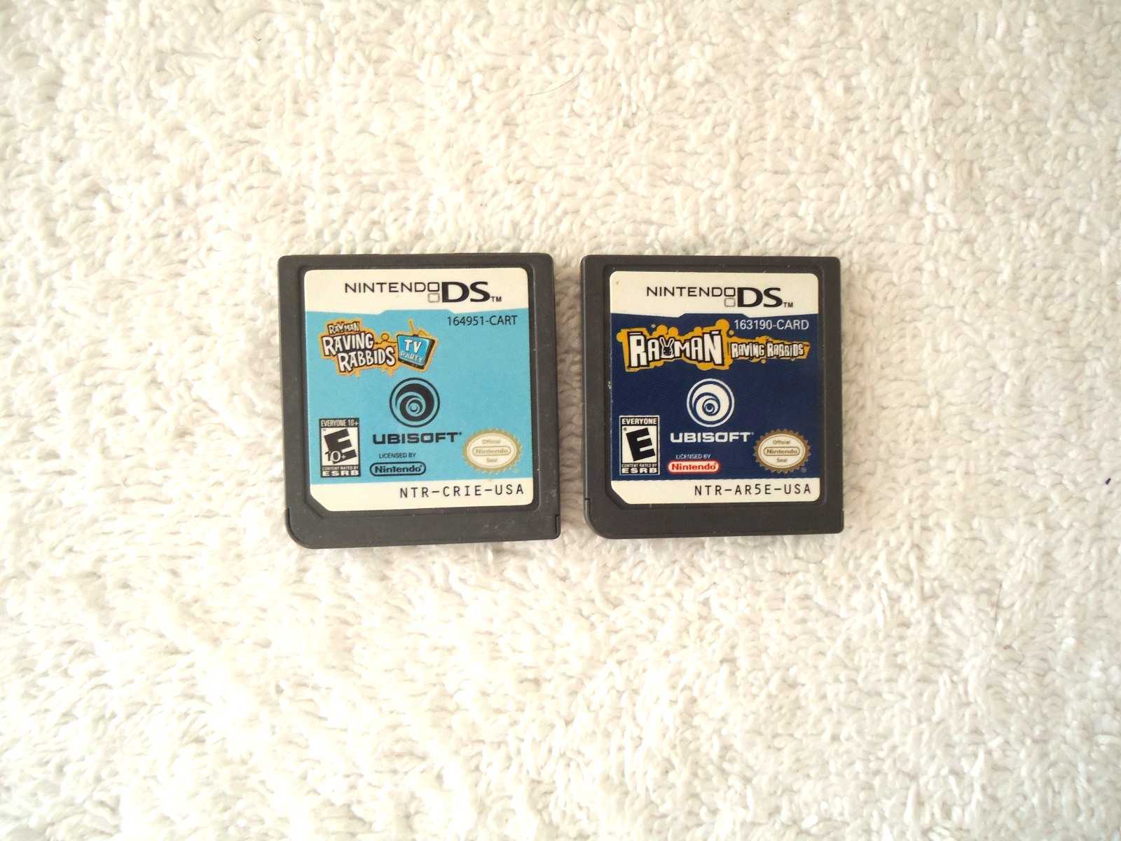 Lot Of 2 Nintendo DS Games,1,Rayman Raving Rabbids TV Party,1,Rayman Raving Rabb