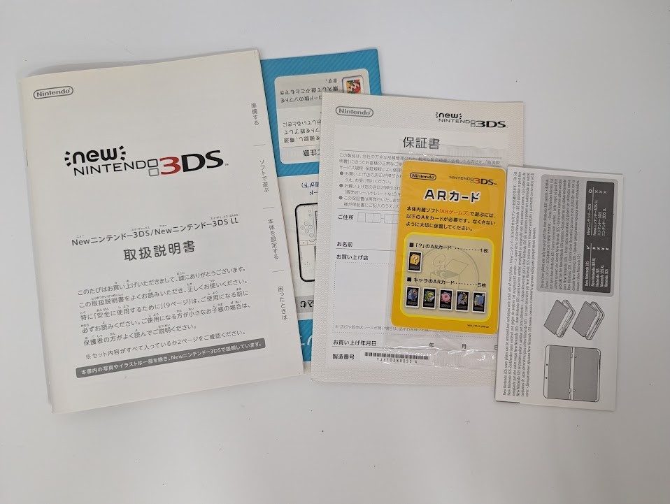 B316 Nintendo New 3DS console Black Japan w/box adapter manual fx