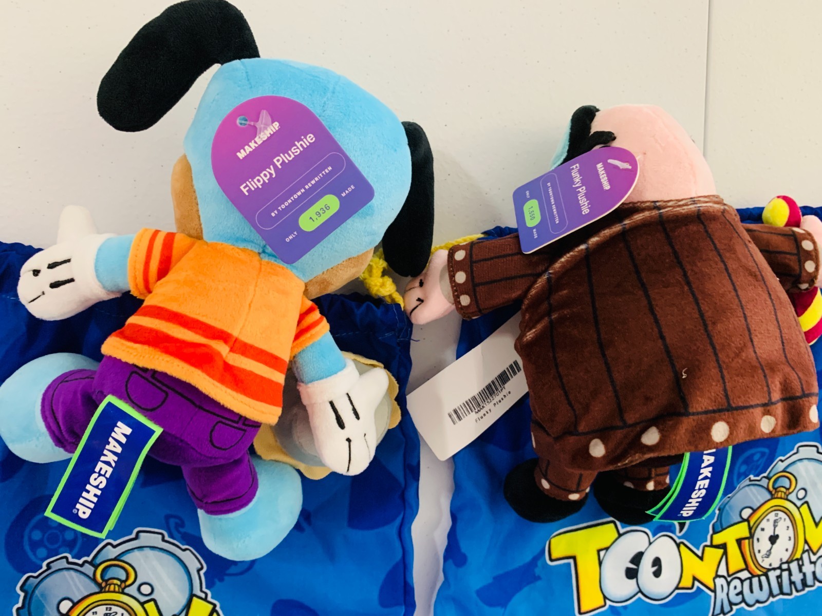 Disney’s Toontown Online Rewritten x Makeship Flippy & Flunky Plush Set of 2 TTR