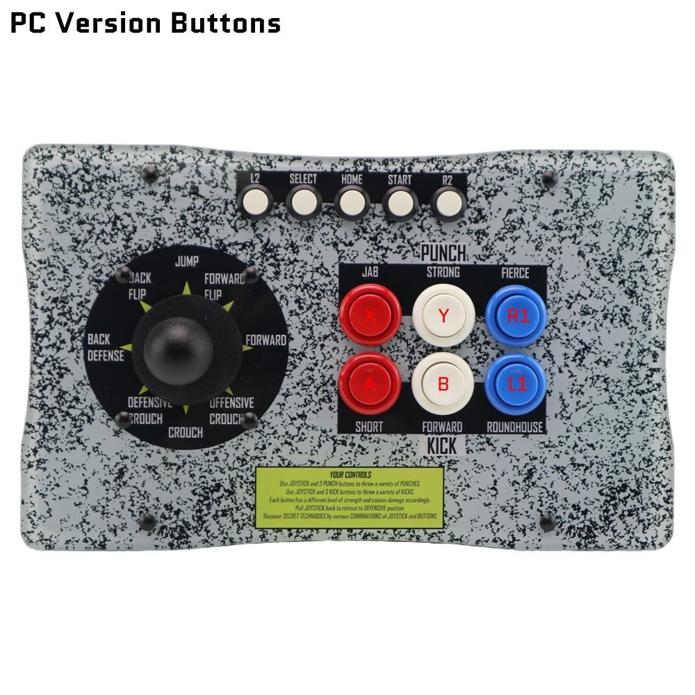 FightBox R8-SF2 Street Fighter Arcade Fight Stick PC PS Xbox Switch