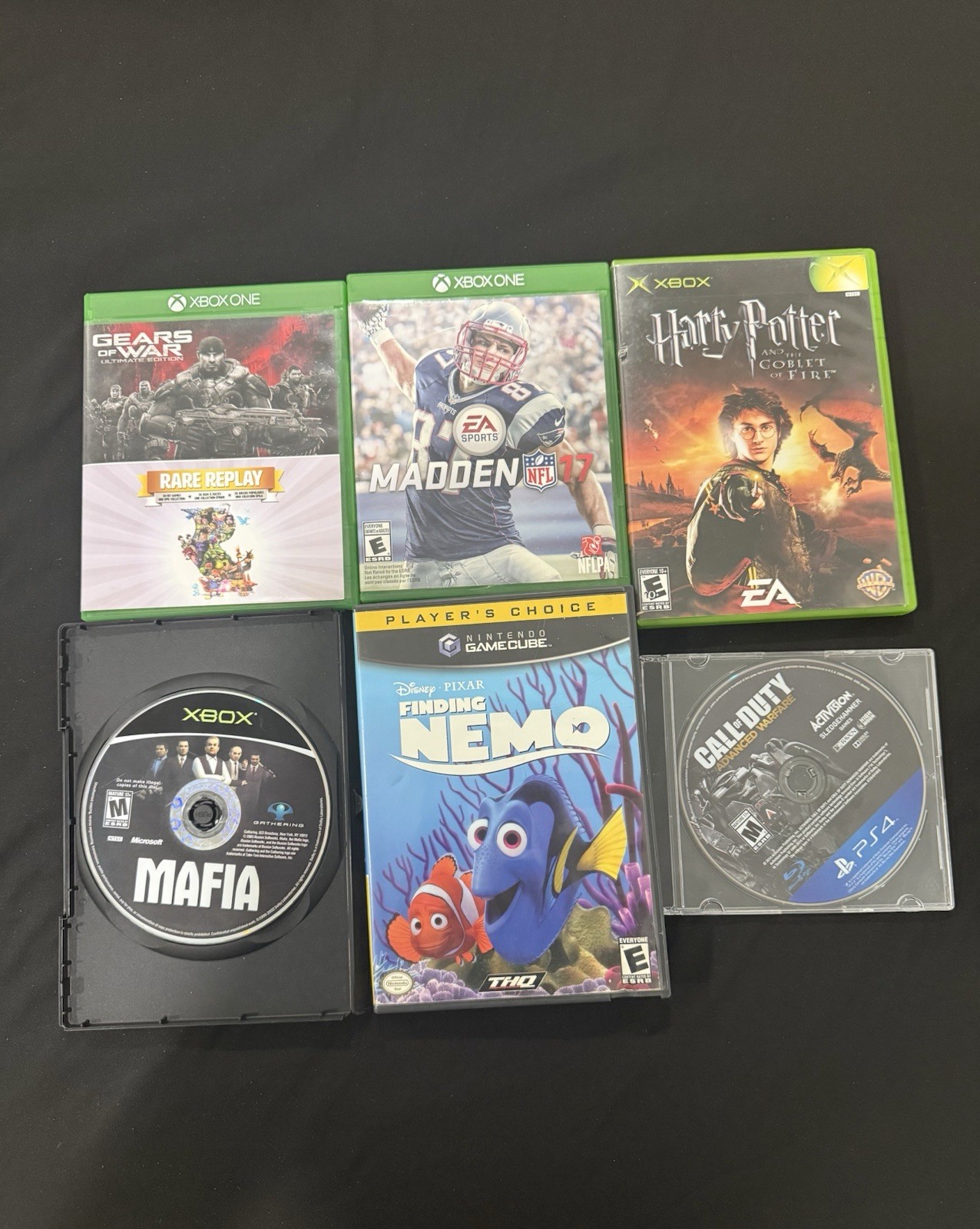 Assorted Video Games Lot of 6 Xbox GameCube PlayStation 4 Tested and Working