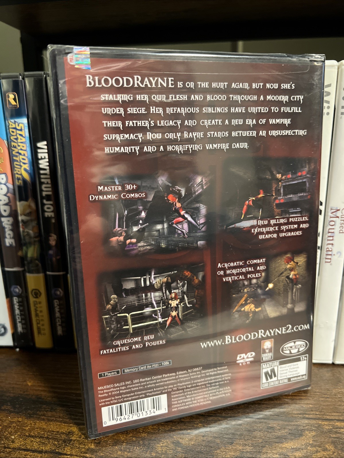 PS2 NEW SEALED BloodRayne 2 Sony 2002 Factory Sealed Black Label NO STICKERS
