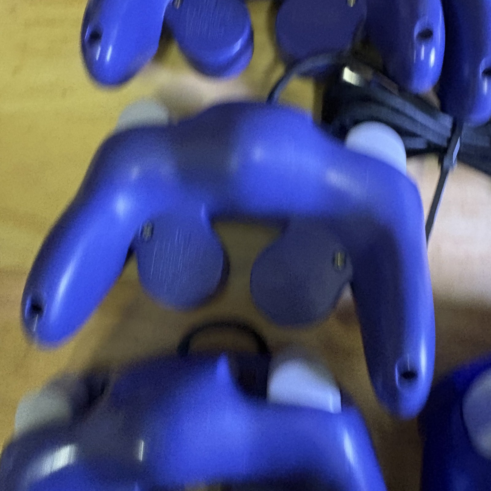 Lot 5 Nintendo Gamecube Indigo Controller OEM DOL-003 Purple UNTESTED PARTS
