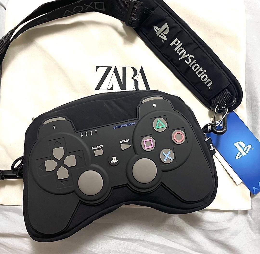 ZARA Sony PlayStation Controller Style Crossbody Bag NEW 2026 JAPAN 12 x 21 x 6