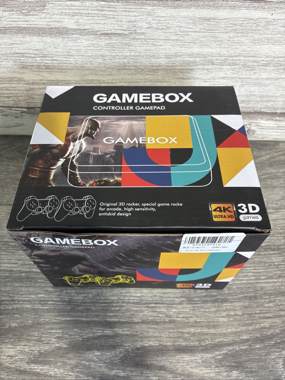 Vayava Gamebox Controller Gamepad 4K Ultra HD 3D Games 2 Controllers NEW IN BOX