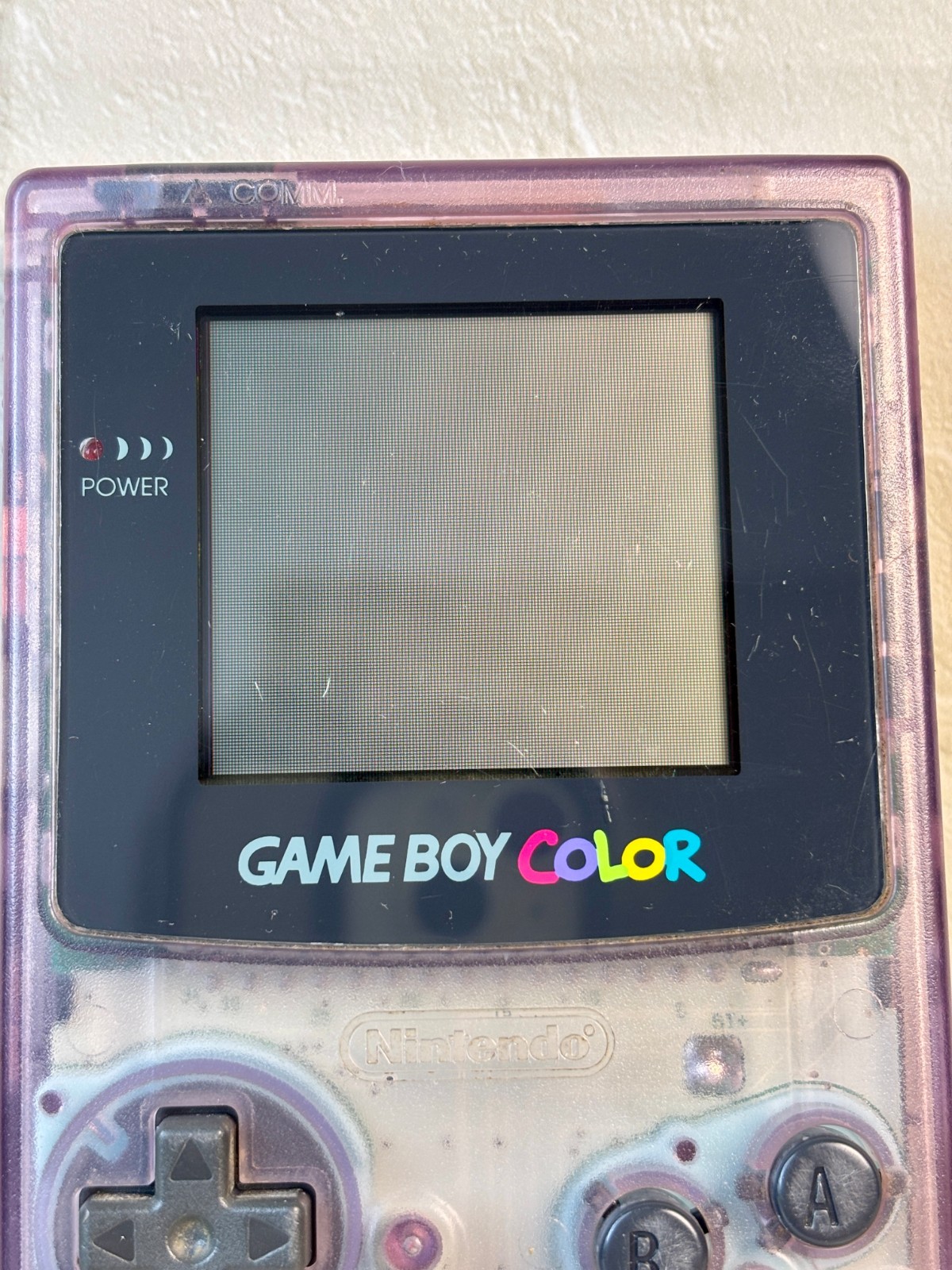 Nintendo Game Boy Color Atomic Purple CGB-001 Console Cleaned Tested Working OEM