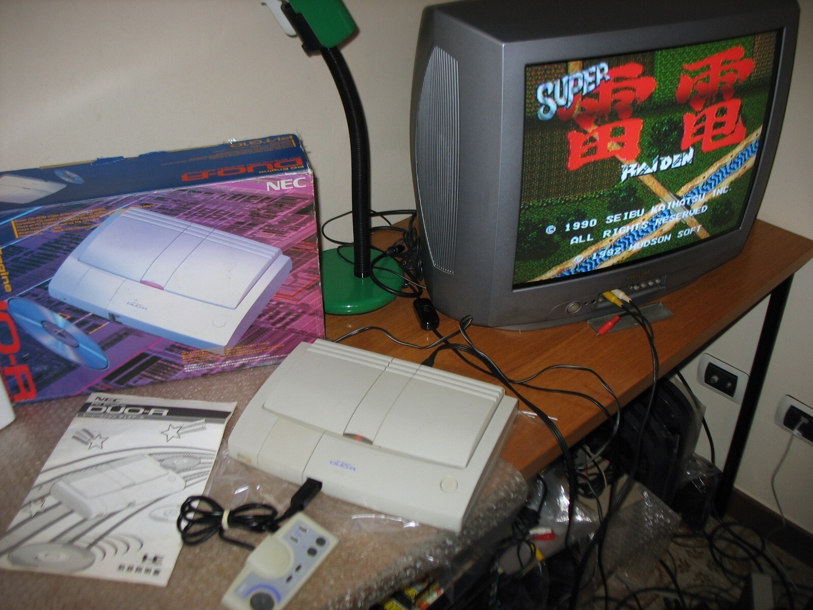 BOXED NEC PC ENGINE DUO R SUPER CD ROM CONSOLE JAP IMPORT!