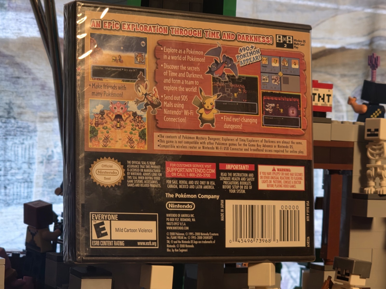 SEALED Pokemon Mystery Dungeon: Explorers of Darkness, Nintendo DS, 2008