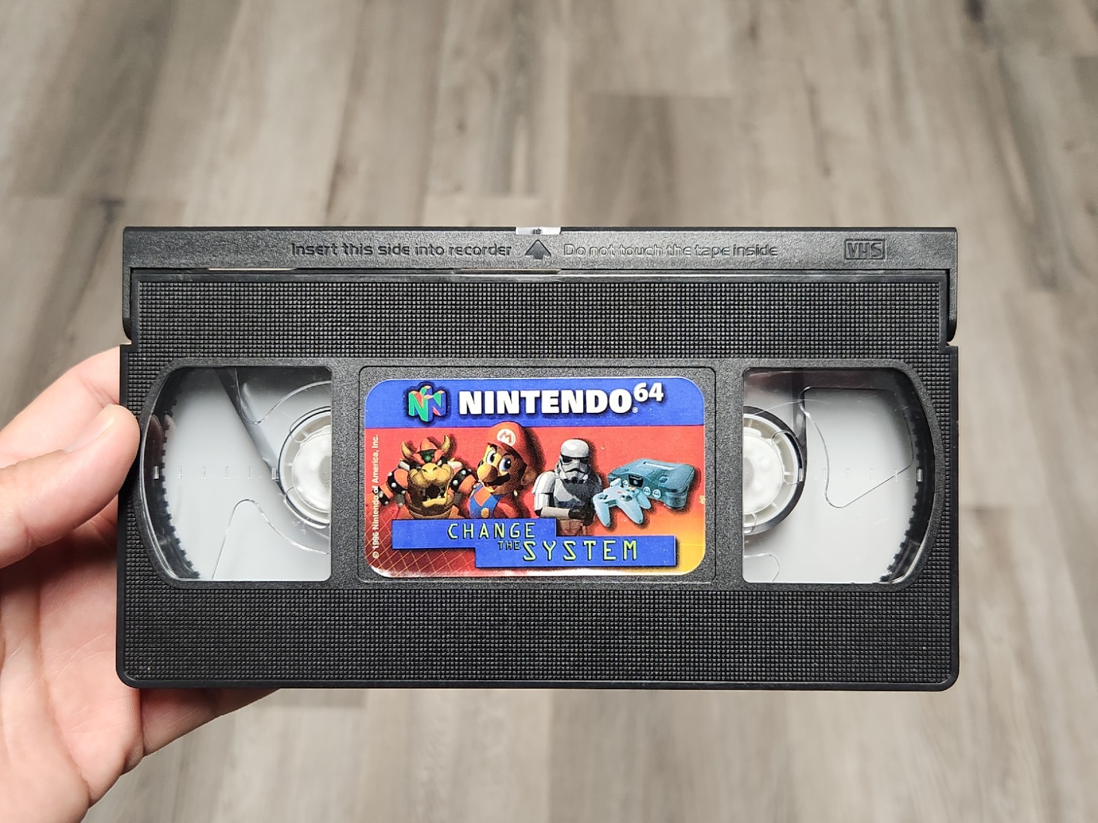 Change the System – 1996 N64 Nintendo 64 Console Launch Promo VHS Cassette Tape