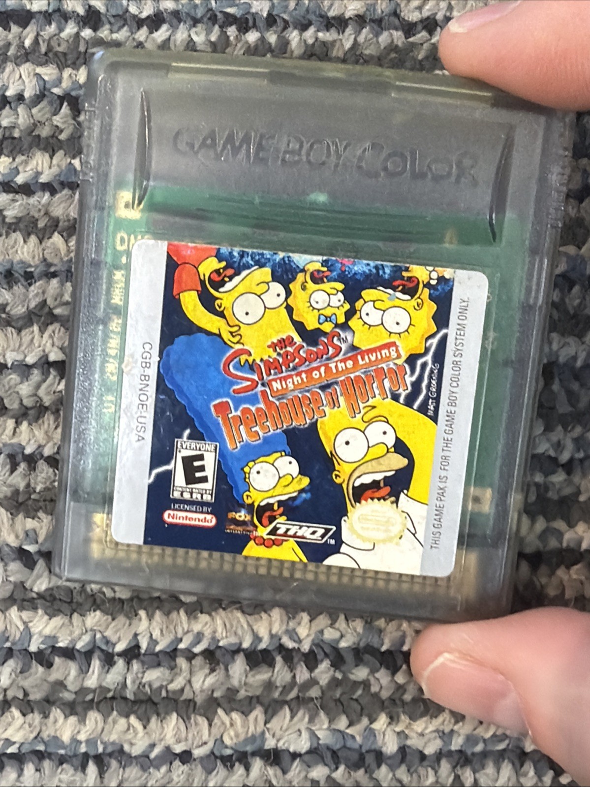 The Simpsons Night of the Living Treehouse of Horror Nintendo Game Boy Color