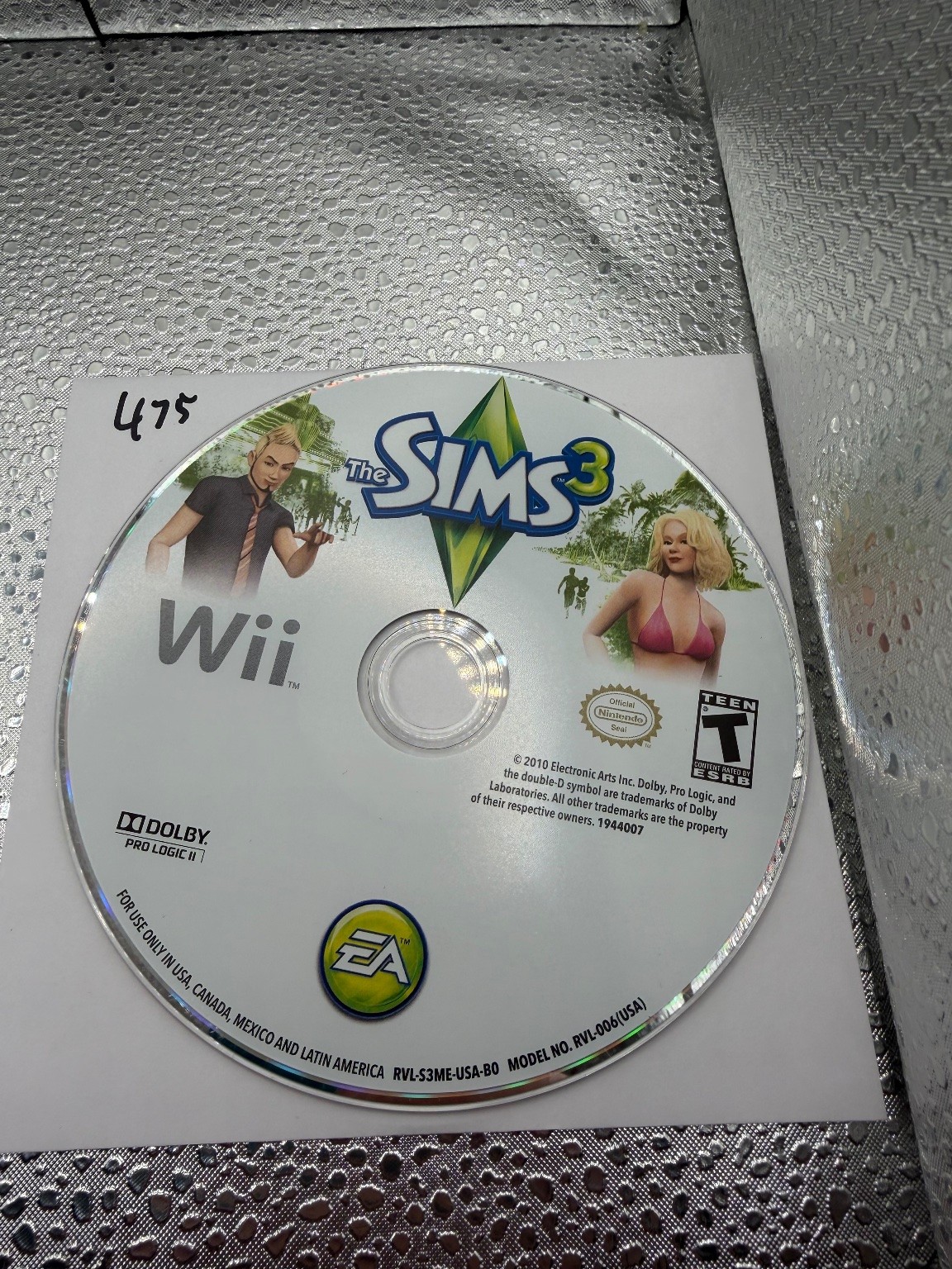 The Sims 3 Wii Video Game Life Simulation ESRB T 2010
