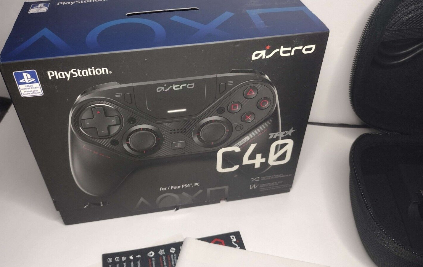 ASTRO Gaming C40 TR Controller For PS4/PC. No Joystick Drift – Great Condition!
