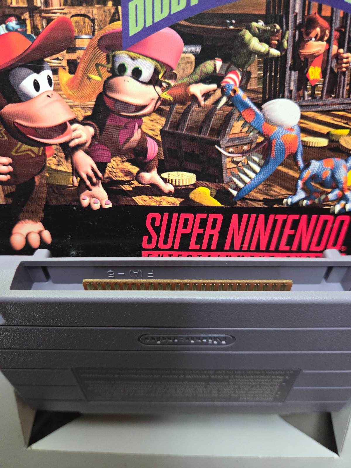 Donkey Kong Country 2: Diddy’s Kong Quest (SNES) CIB – Complete Box & Manual
