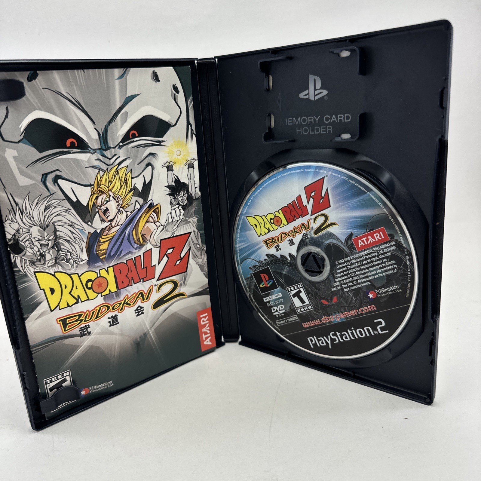 Dragon Ball Z Budokai 2 Sony PlayStation 2 PS2 Complete W Manual CIB Black Lable