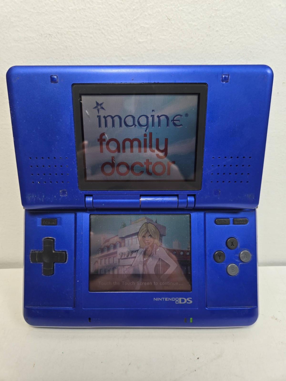 Original Nintendo DS NTR-001 Blue Tested And Working