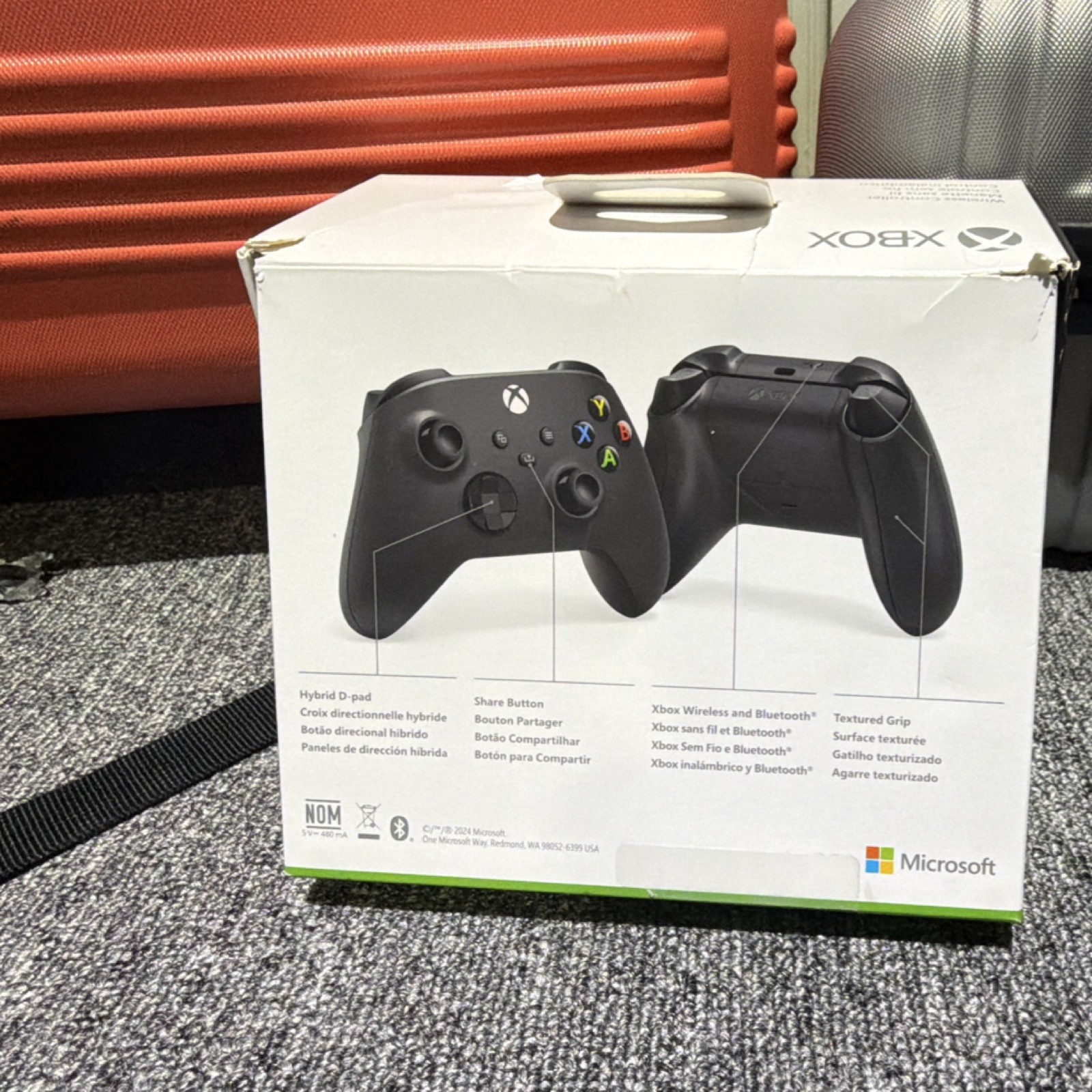 Microsoft Xbox Carbon Black Wireless Controller Hybrid D-pad Share Button PC
