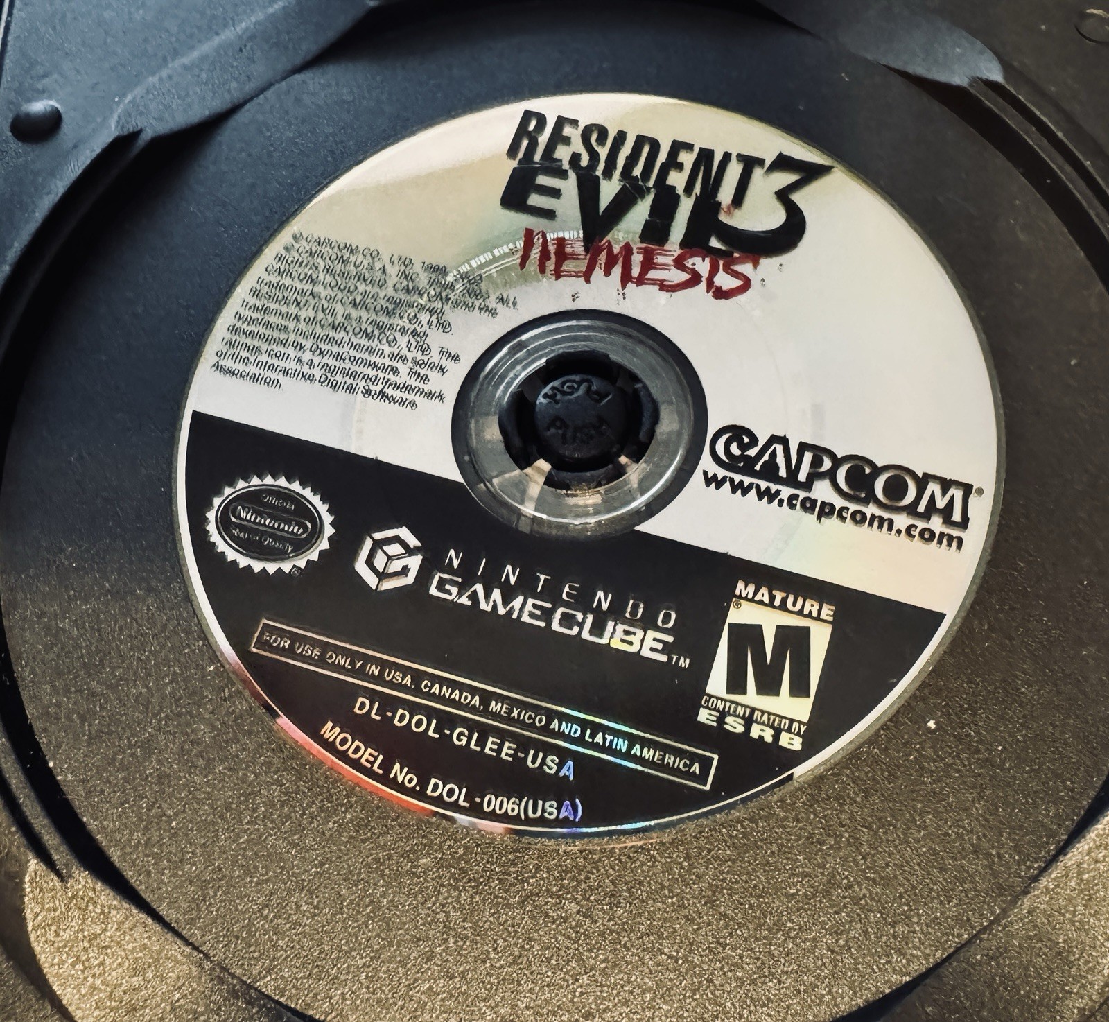 Resident Evil 3-Nemesis Game for Nintendo GameCube Disc Only Tested and Working