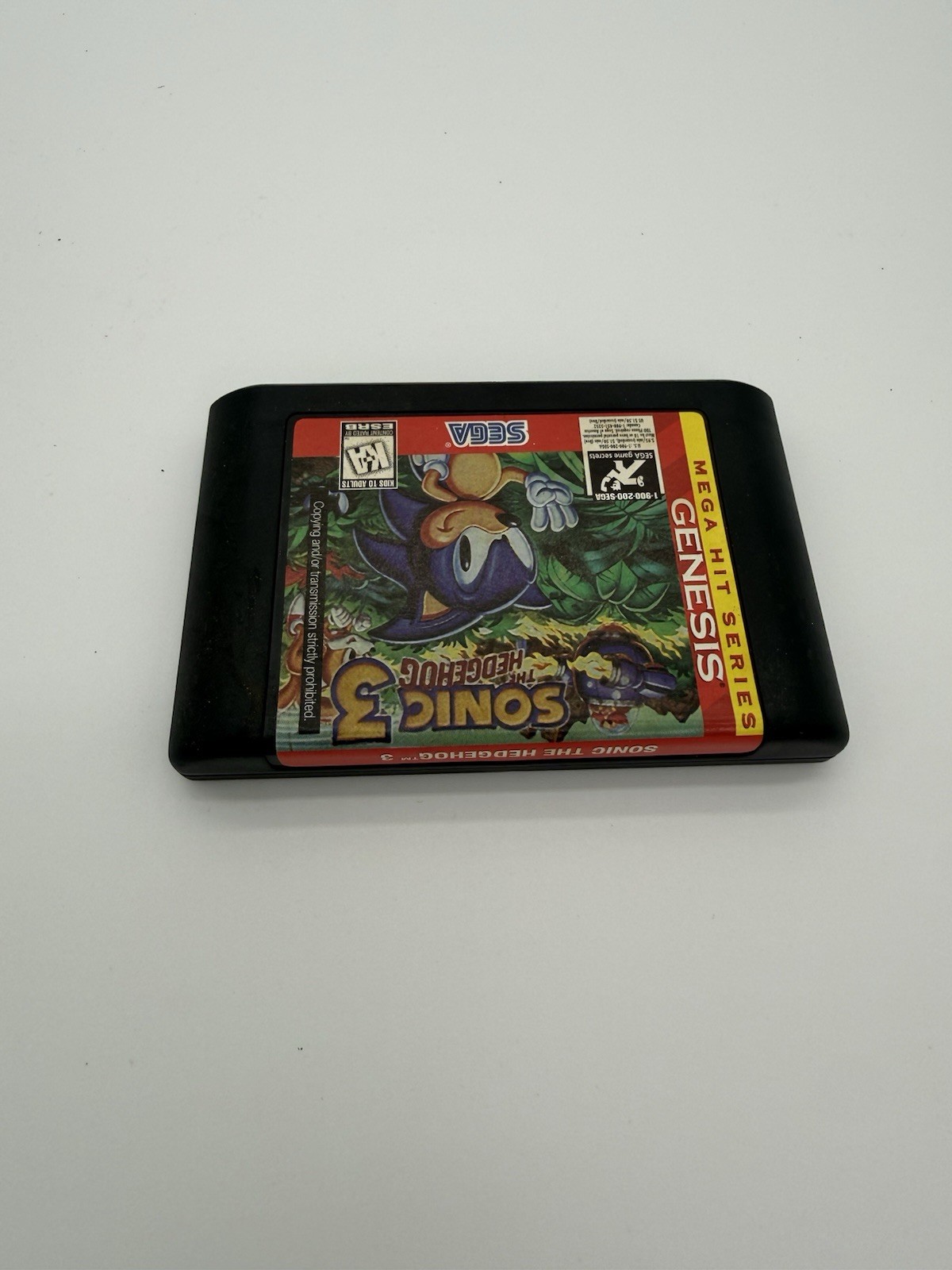 Sonic the Hedgehog 3 (Sega Genesis, 1994) Cartridge Only Tested Working