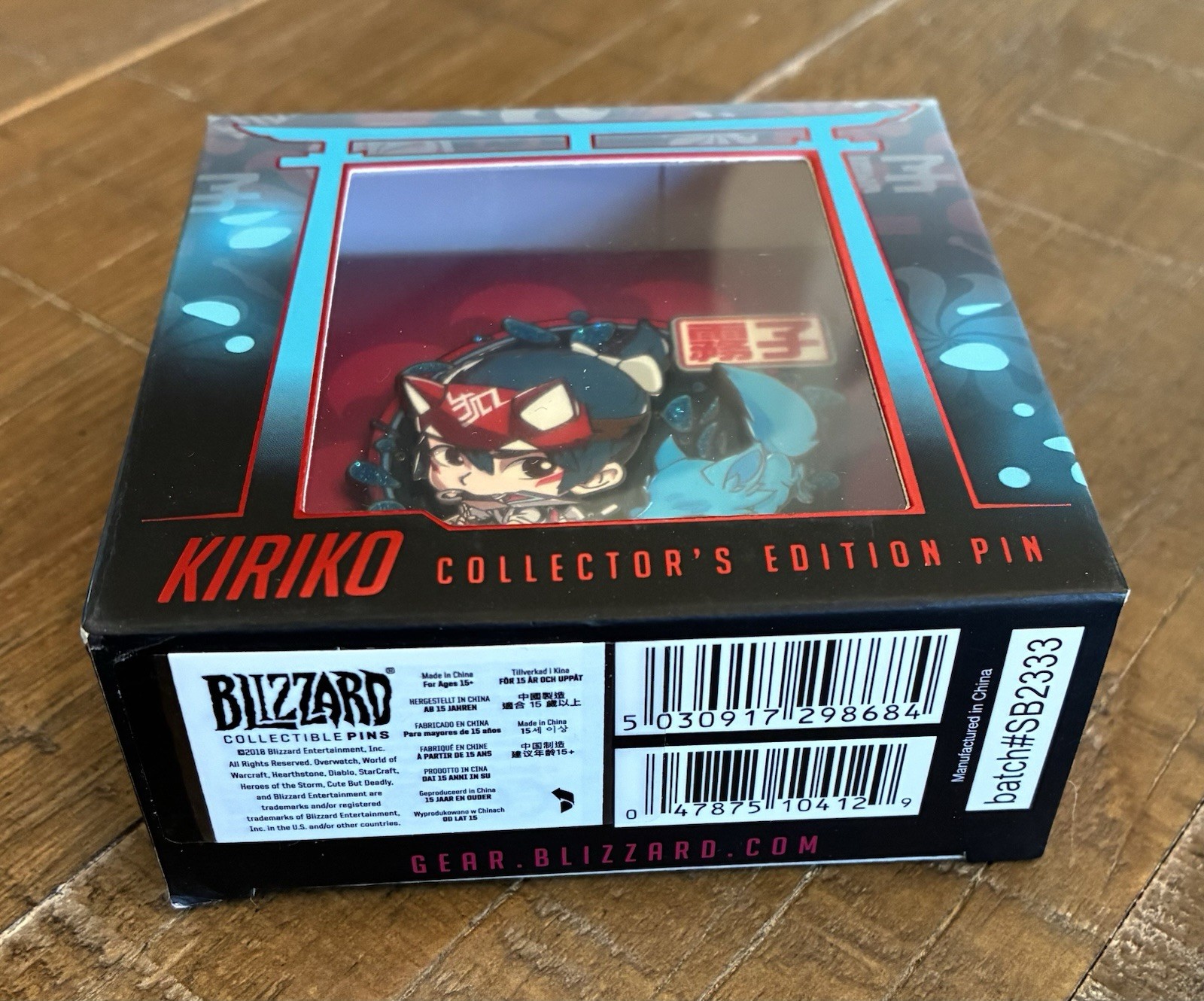 Overwatch 2 Kiriko Collector’s Edition Pin Brand New In Box Blizzard