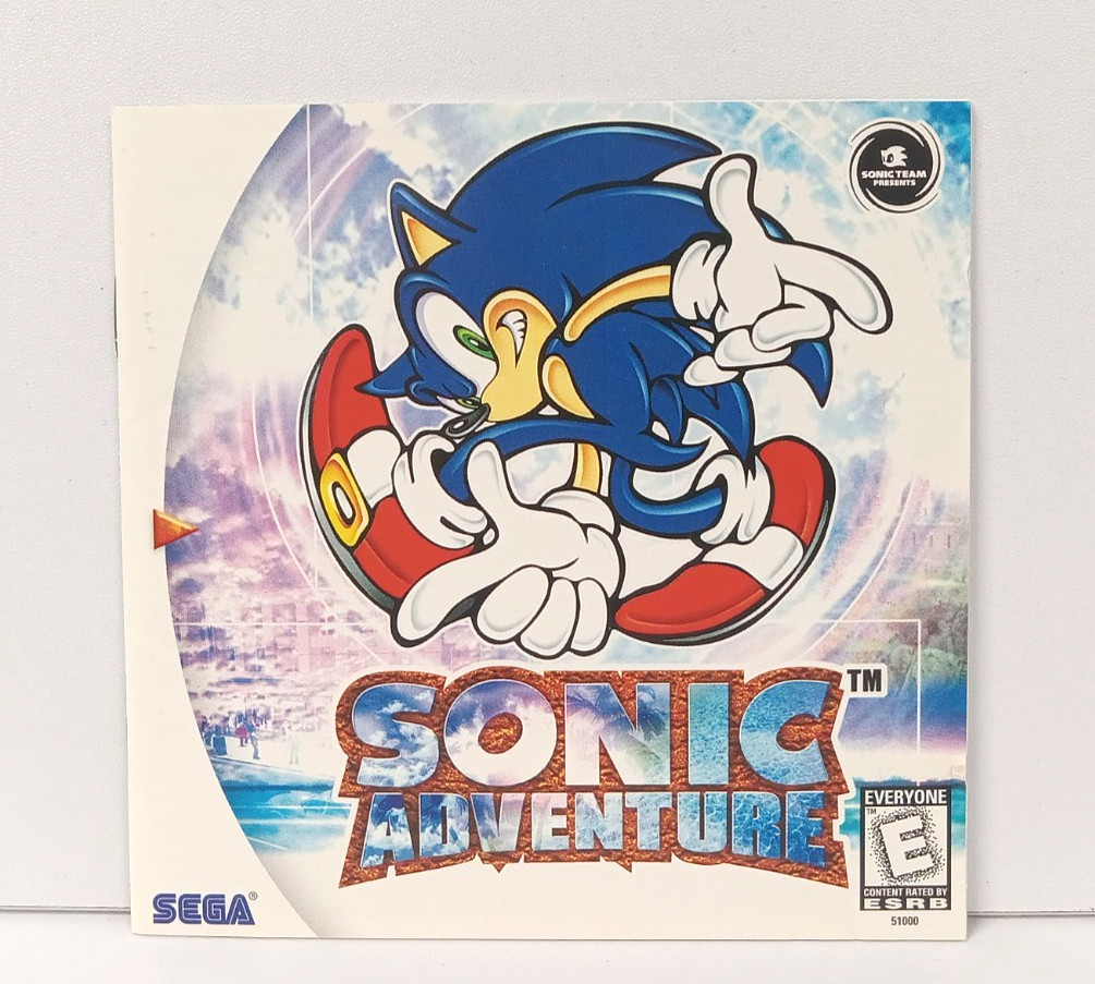 Sonic Adventure (Sega Dreamcast, 1998) – CIB Complete, Tested, Nice Shape!