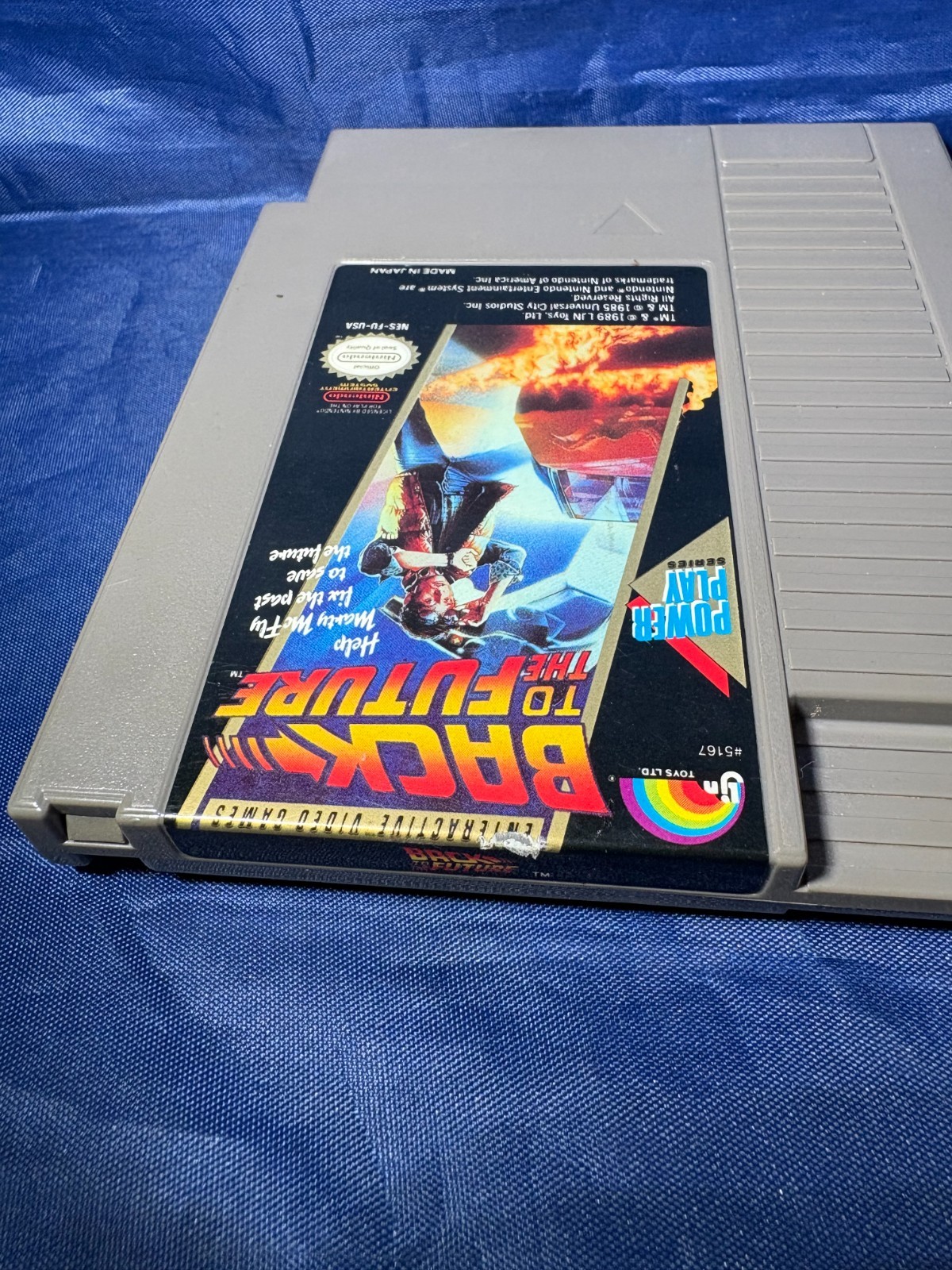Back to the Future NES Nintendo Entertainment System 1989 cartridge only tested