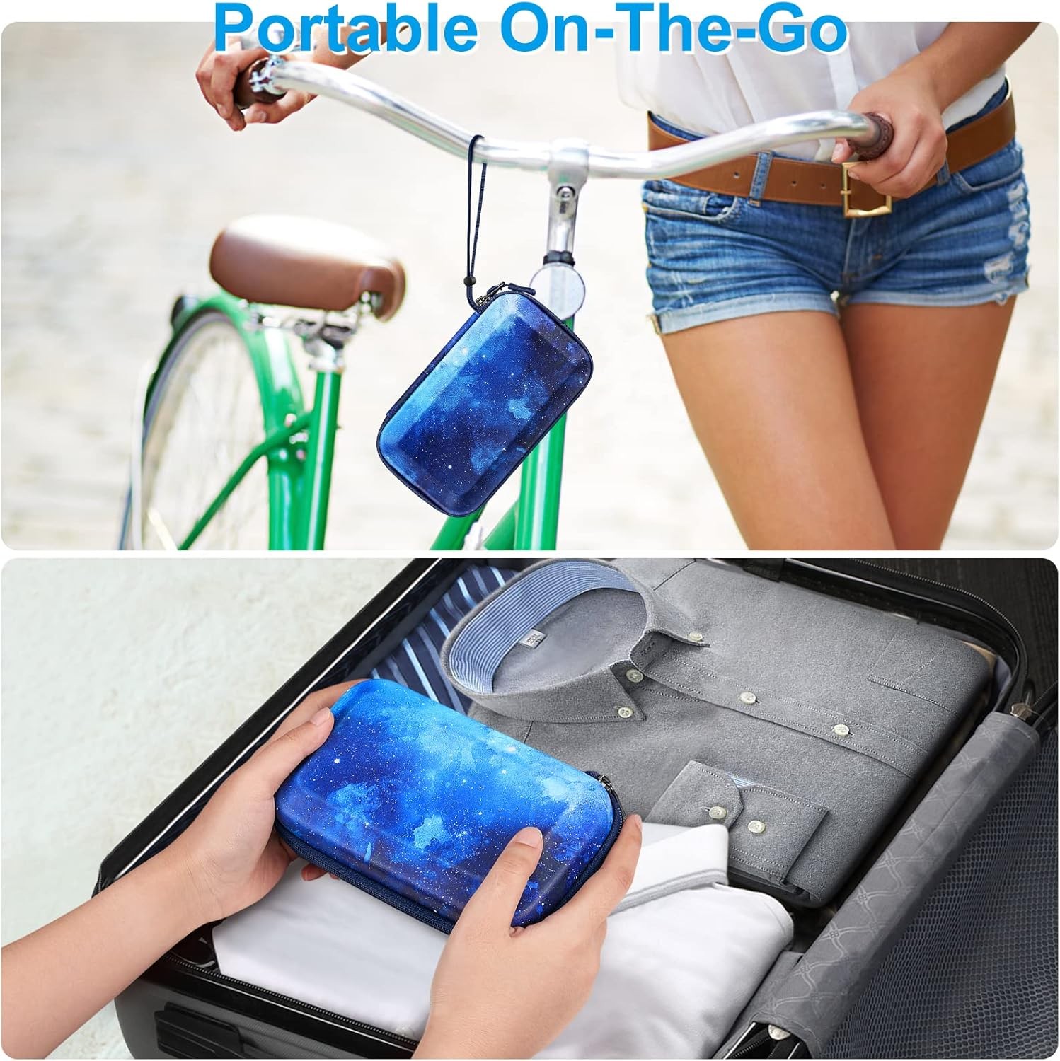 Carry Case for Nintendo 3DS XL, 3DS LL, 2DS XL Hard EVA Shell Cover Travel Bag