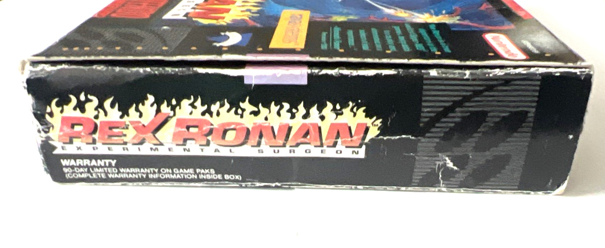 Rex Ronan Experimental Surgeon SNES Super Nintendo Complete CIB Tested