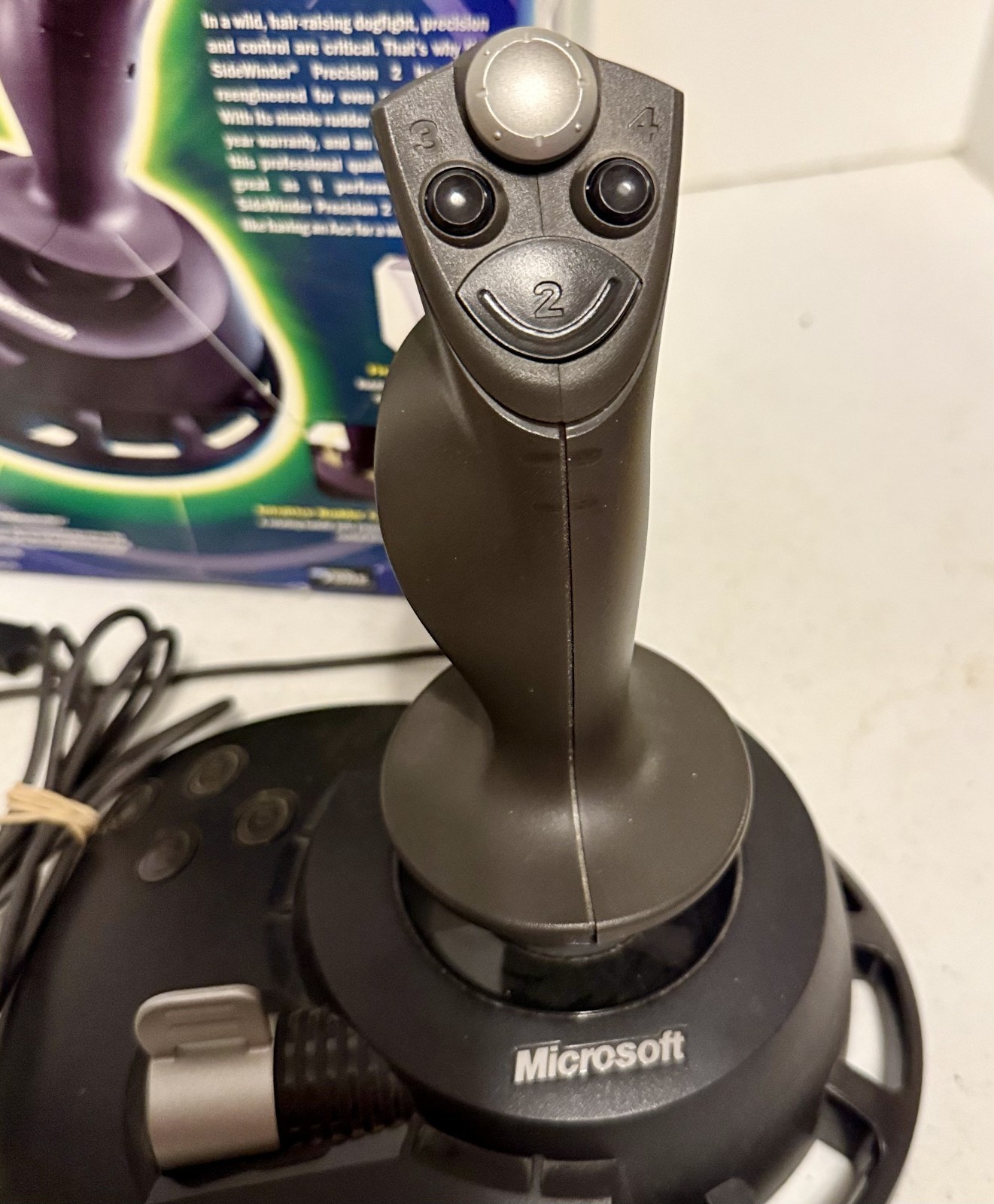 Microsoft SideWinder Precision 2 USB Joystick PC Flight Simulator