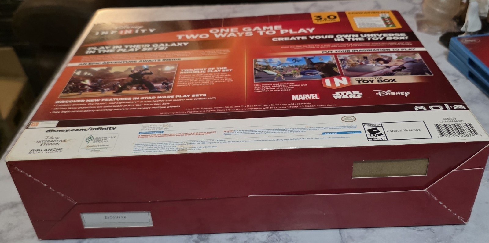 Disney Infinity Star Wars 3.0 Edition w/ Figures Bundle (Nintendo Wii U, 2015)
