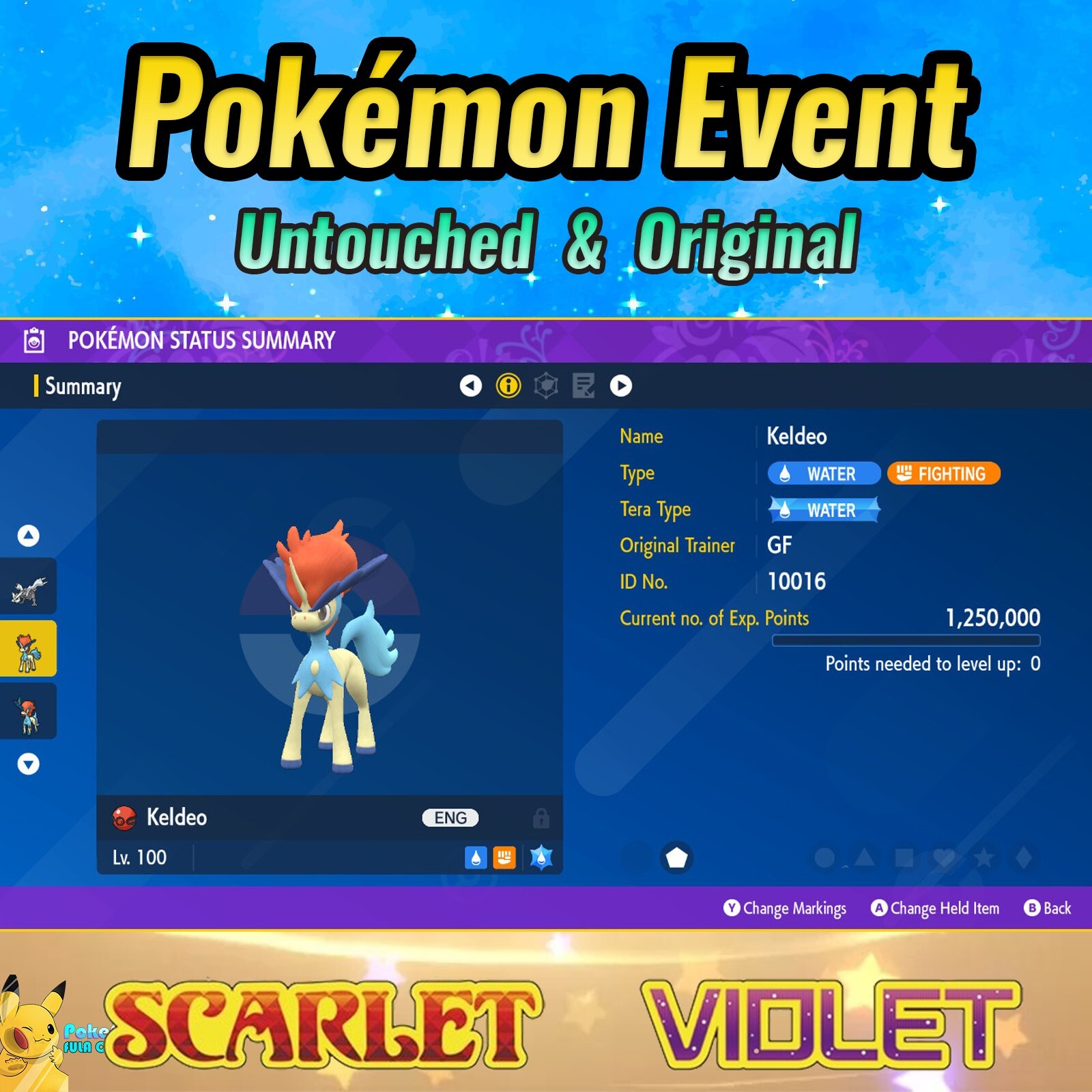 Keldeo Event 💜 GameFreak 20th Anniversary Event 💜 Pokémon Scarlet & Violet