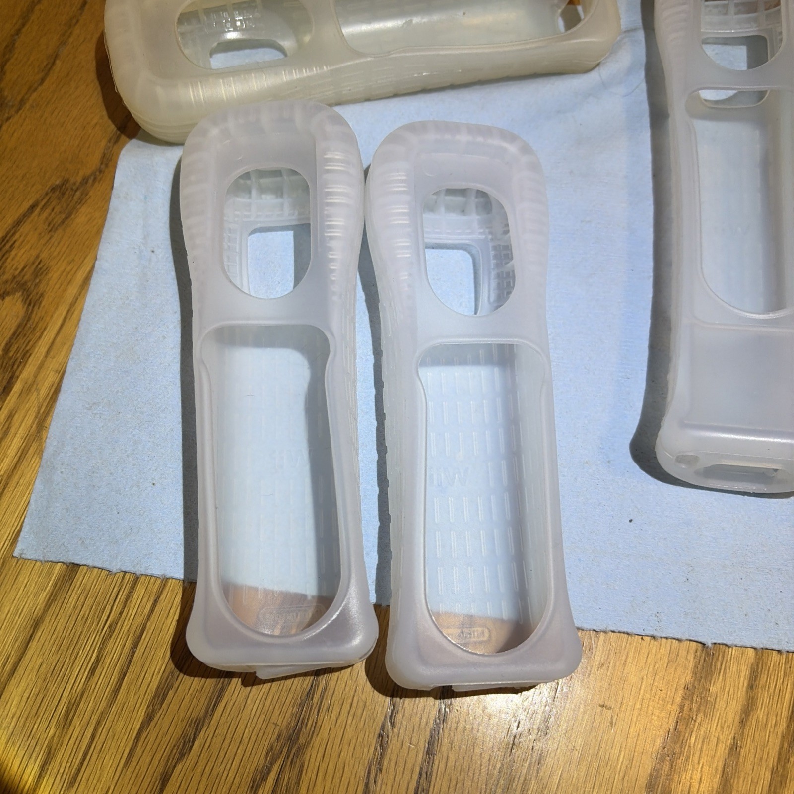6 Official Nintendo Wii OEM Remote Rubber Silicone Gel Cover Sleeves Lot