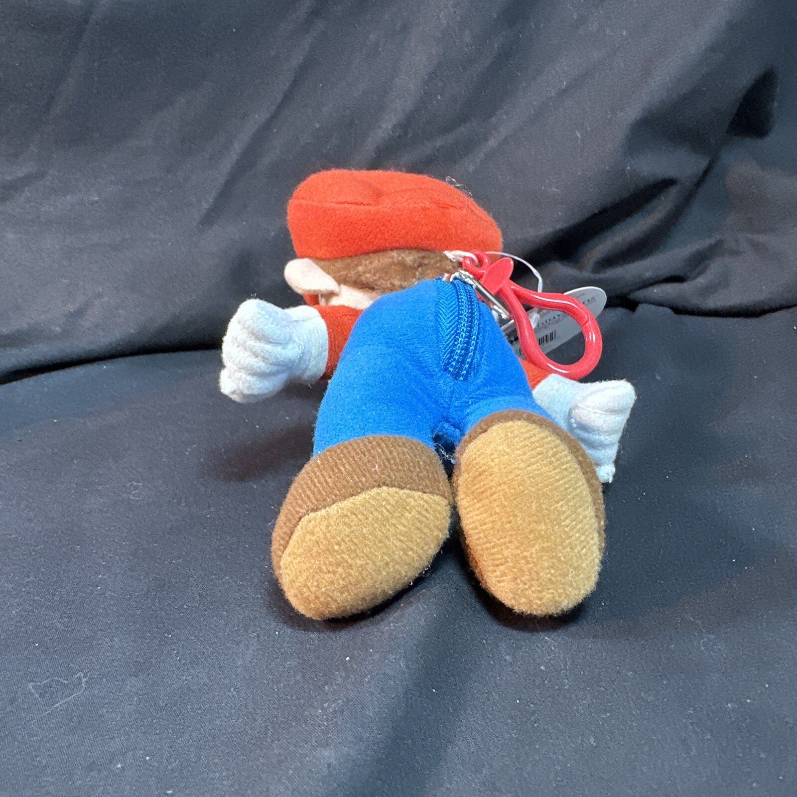 Nintendo 7” Mario Plush Backpack Clip Coin Pouch 2010 New