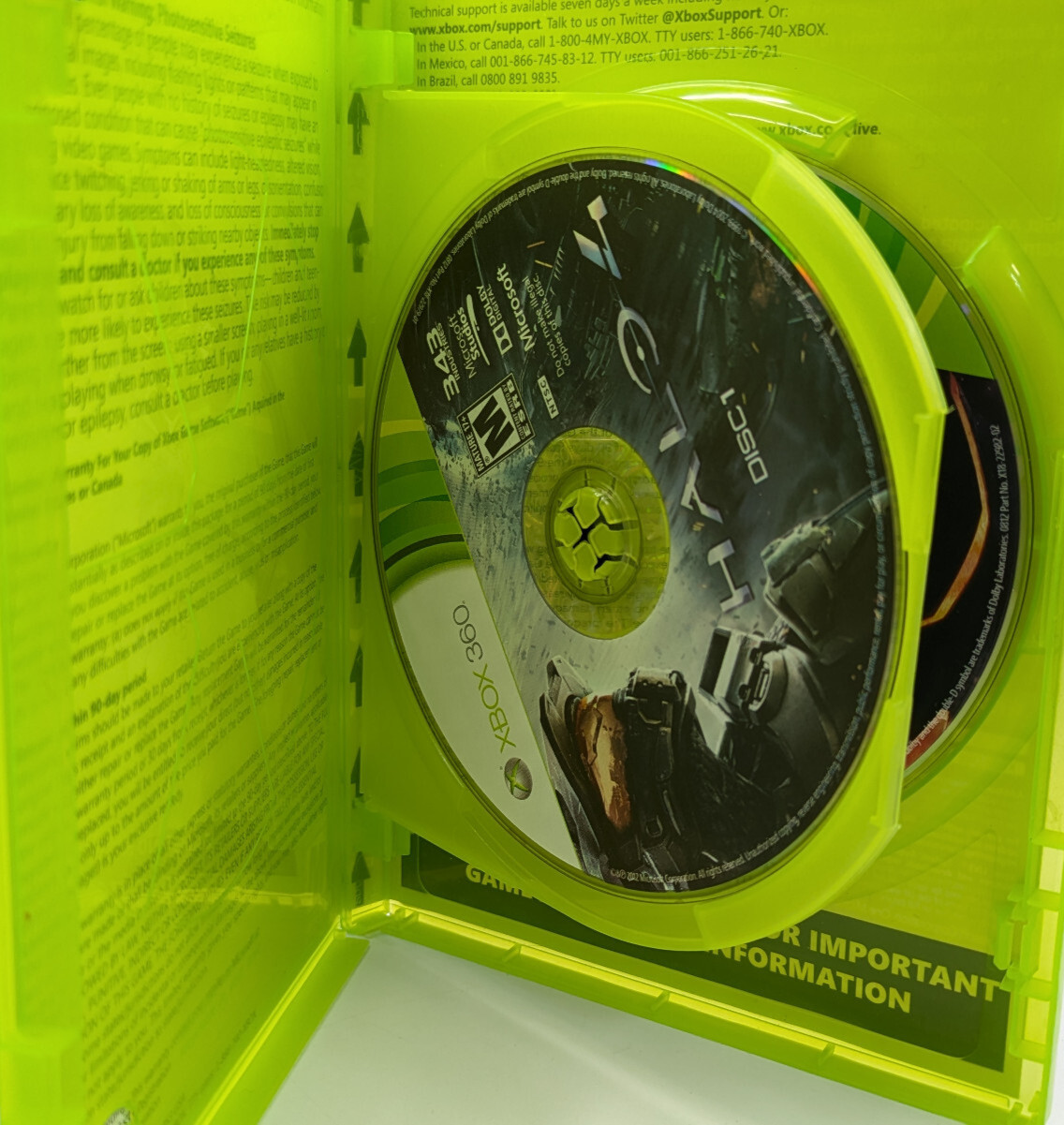 Halo 4 Twin Disc Xbox 360 343 Industries Video Game Rated M For Mature Tested