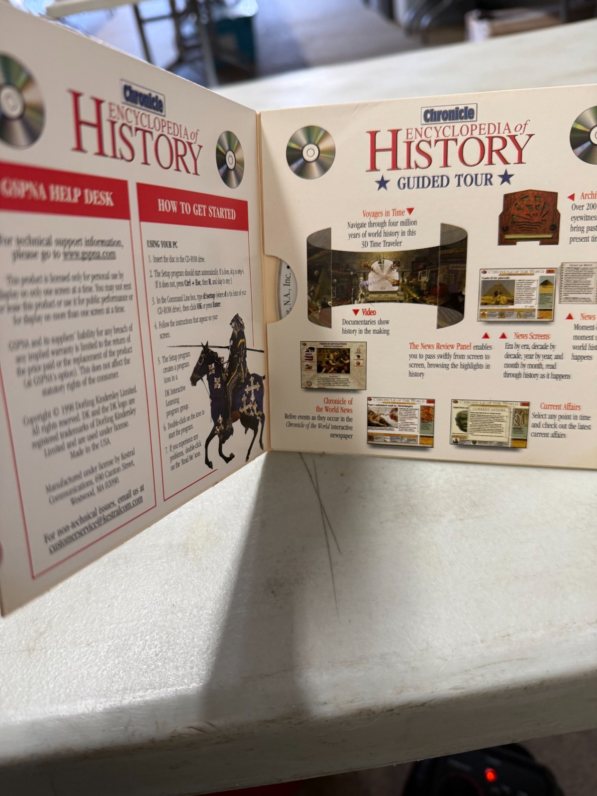 vtg Chronicle Encyclopedia of History (PC) 1997 Global Software Publishing