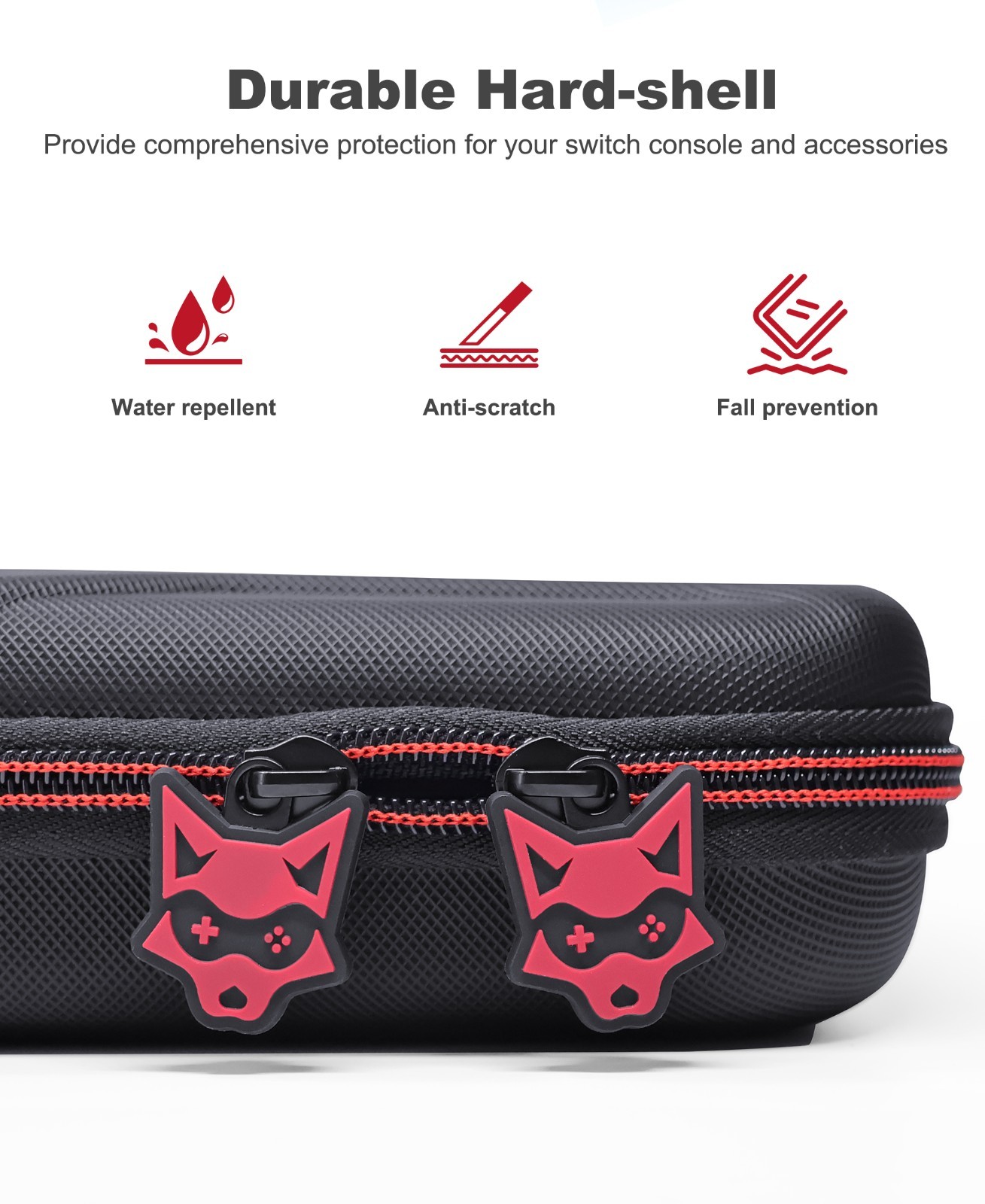 Waterproof Travel Carry Case Protective Hard Shell Case for Switch 2 Console
